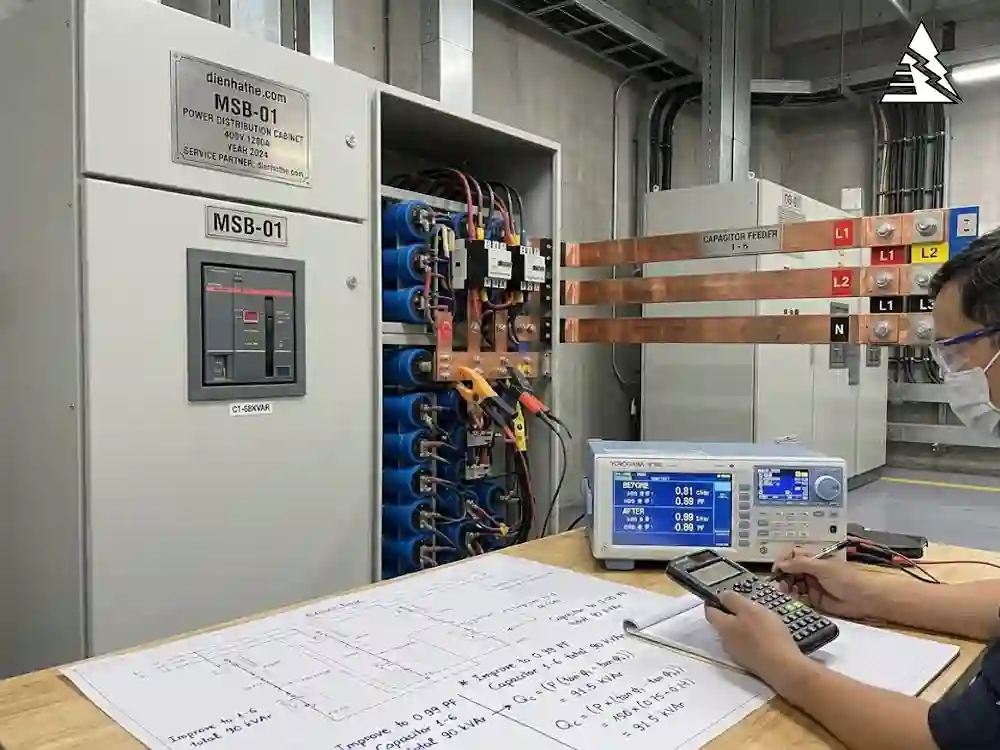 Cách Tính Dung Lượng Tụ Bù Để Nâng Hệ Số Công Suất Cosφ Và Giảm Tiền Phạt Điện Năng