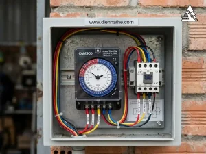 Relay 24 giờ TB-35N Camsco dùng để điều khiển đèn và máy bơm tự động
