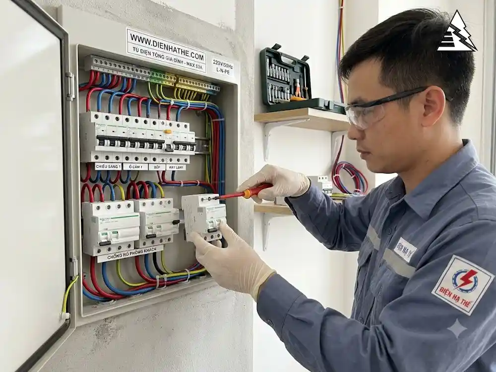 Hướng dẫn thay aptomat tại nhà và kiểm tra thiết bị đóng cắt điện an toàn
