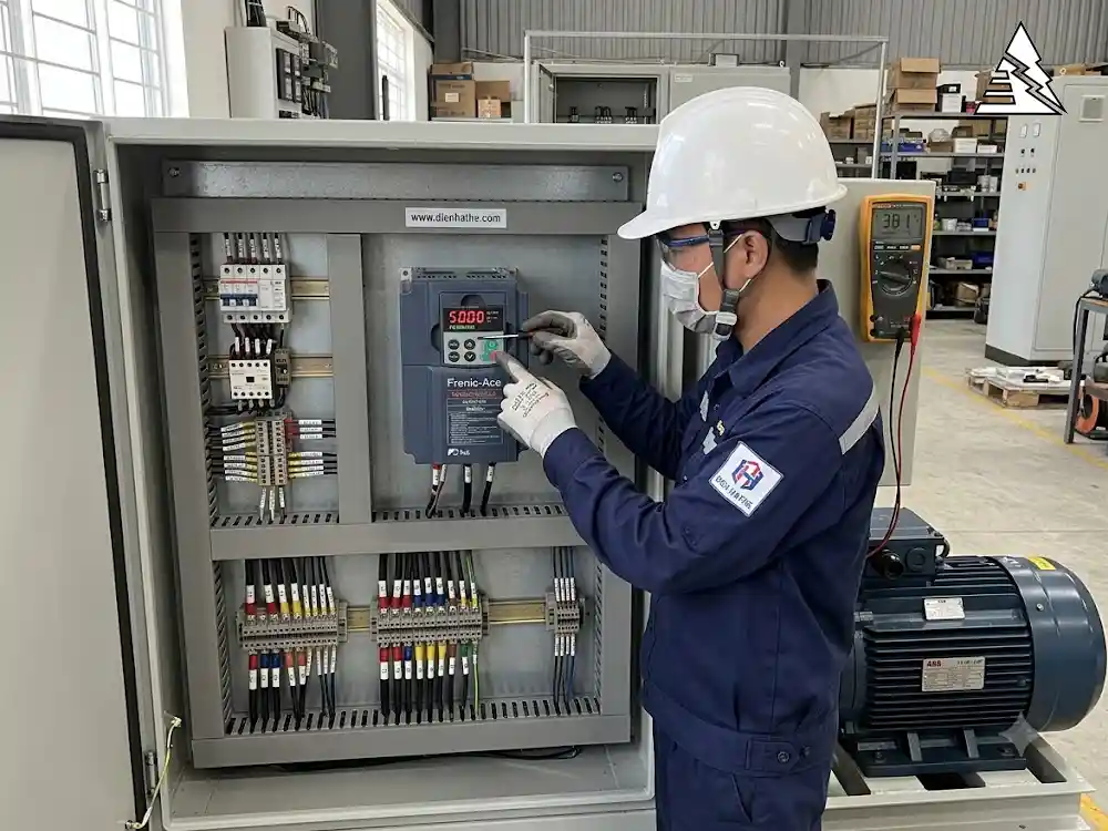 Hướng dẫn cài đặt biến tần Fuji Electric và các bước chạy thử động cơ