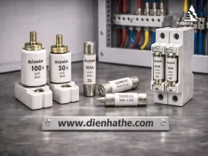 Cấu Tạo và Phân Loại Cầu Chì (Cầu Chì Công Nghiệp – Cầu Chì Sứ)