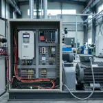 Biến tần LS Electric trong tủ điện điều khiển động cơ công nghiệp