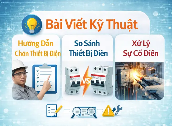các bài viết chia sẻ kinh nghiệm và xử lý sự cố trong lĩnh vực điện