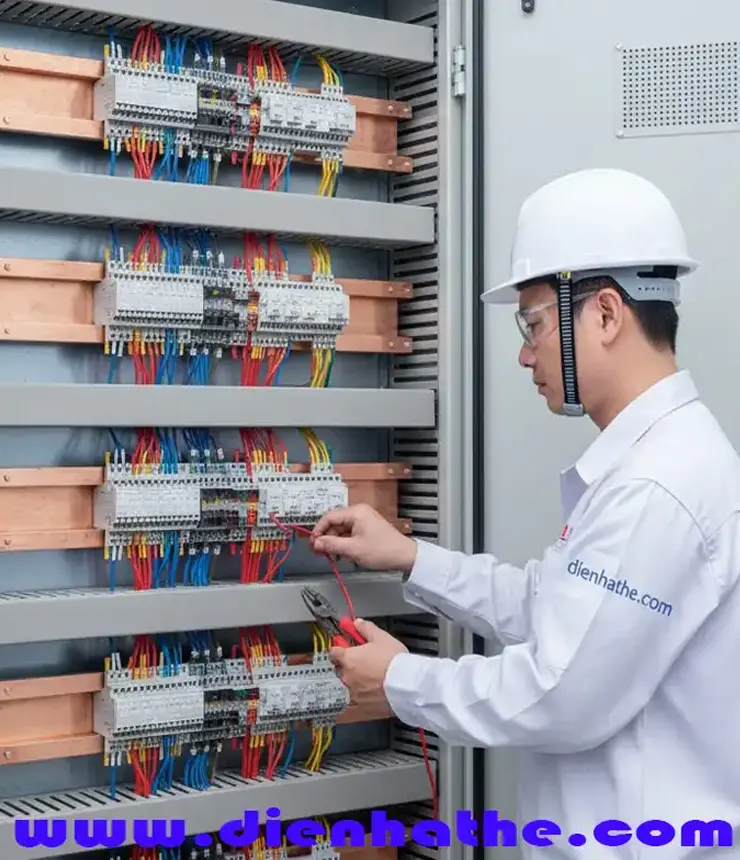 Thi CÔng tủ điện MSB, DB