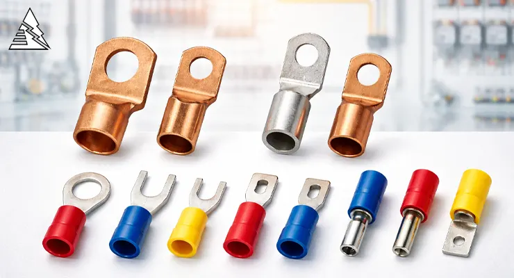 Phân phối các loại đầu cos và ống nối điện