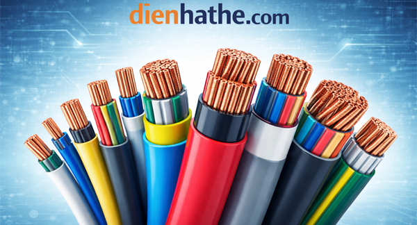 các loại dây cáp điện: cadivi, daphaco, lion đều có tại điện hạ thế