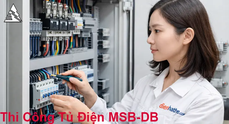 Nhận thi công các loại tủ điện công trình và nhà máy