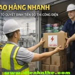 Giao hàng nhanh – yếu tố quyết định tiến độ thi công điện
