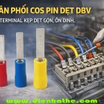 Phân Phối Cos Pin Dẹt DBV | Đấu Terminal Kẹp Dẹt Gọn, Ổn Định