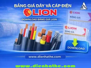 Bảng Giá Dây Và Cáp Điện Lion | Download Bảng Giá Lion