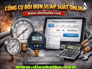 Công Cụ Đổi Đơn Vị Áp Suất Online