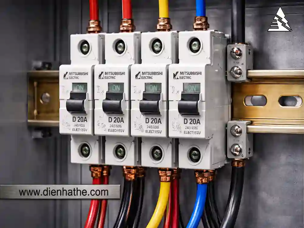 MCB Mitsubishi: cấu tạo, phân loại, ứng dụng thực tế