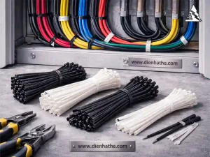 Dây Rút Nhựa Đen Và Trắng – Giải Pháp Cố Định Dây Điện Hiệu Quả Trong Thi Công Và Sản Xuất