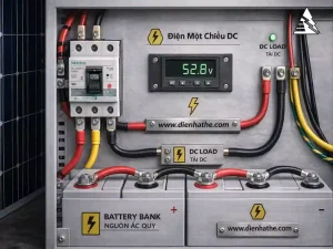 Điện Một Chiều (DC) Là Gì? Nguyên Lý, Đặc Điểm và Ứng Dụng