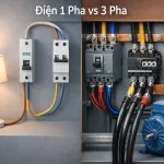 Phân Biệt Điện 1 Pha và 3 Pha – Ứng Dụng & Cách Chọn Thiết Bị Điện ABB Phù Hợp