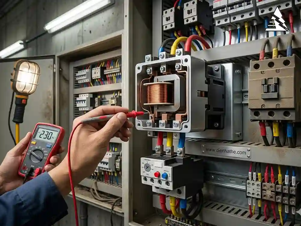 Contactor nhảy liên tục hoặc không hút