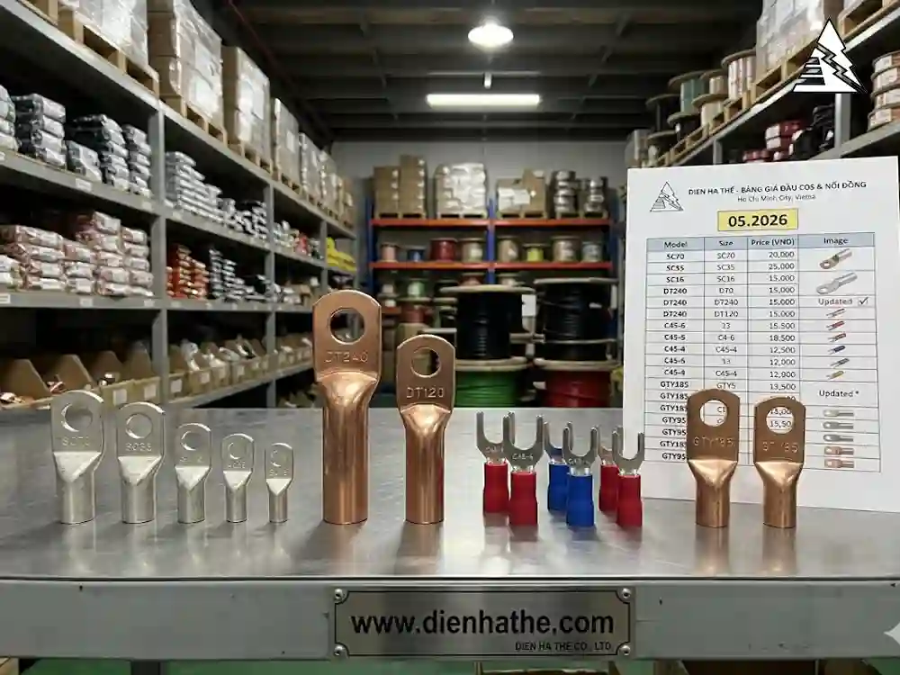 Thông Báo Điều Chỉnh Bảng Giá Đầu Cos Áp Dụng Từ Ngày 12.05.2026