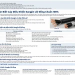 Cách Nhận Biết Cáp Điều Khiển Sangjin Lõi Đồng: Kiểm Tra & Đối Chiếu Tài Liệu