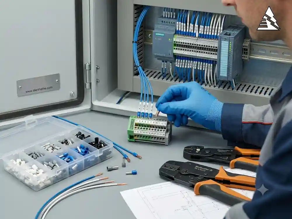 Checklist Chọn Đầu Cos Cho Dây Tín Hiệu PLC Đúng Kỹ Thuật