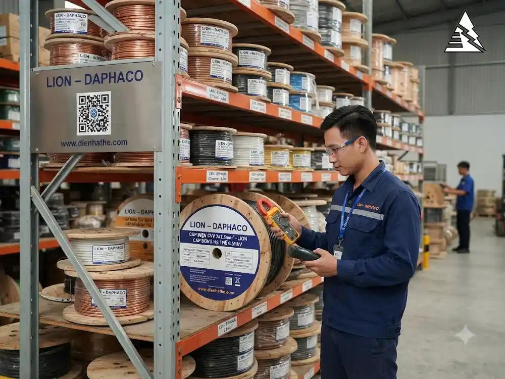 Dây cáp điện LION DAPHACO tại Điện Hạ Thế