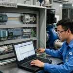 Siemens LOGO 9 và phần mềm LOGO Soft Comfort V9 trong tủ điều khiển