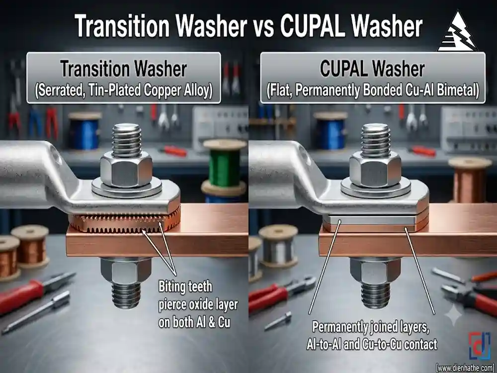 So Sánh Transition Washer Và CUPAL Washer: Giải Pháp Kết Nối Al-Cu