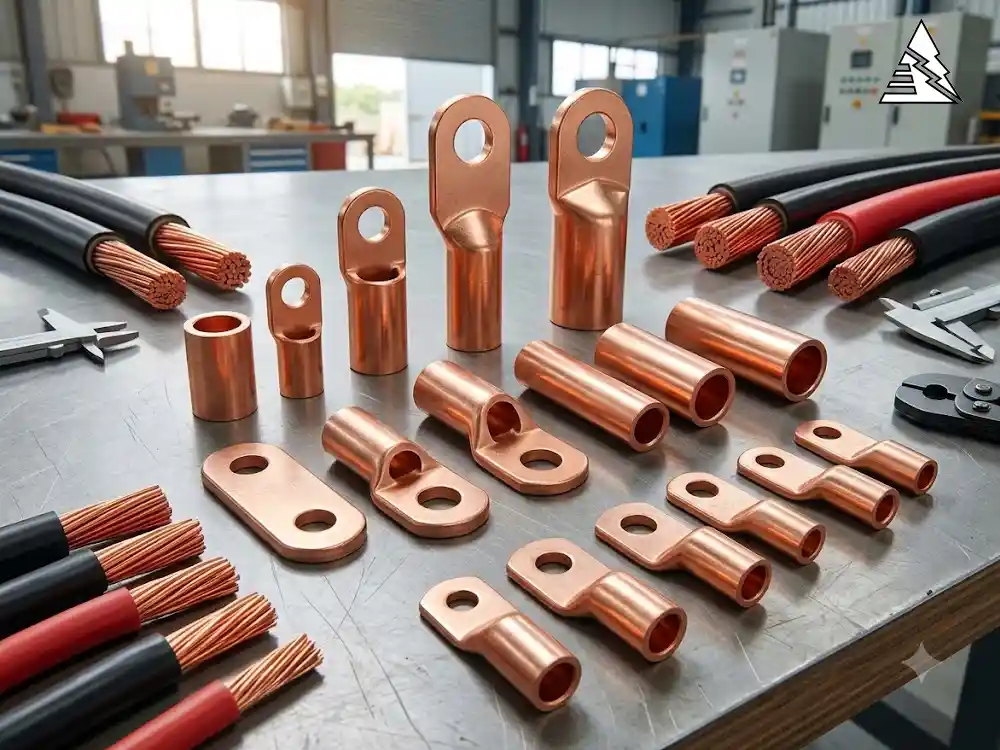 Các loại cos đồng điện dùng để đấu nối dây cáp