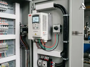 Đấu biến trở điều chỉnh tốc độ vào biến tần ABB ACS580 qua chân +10V AI1 AGND